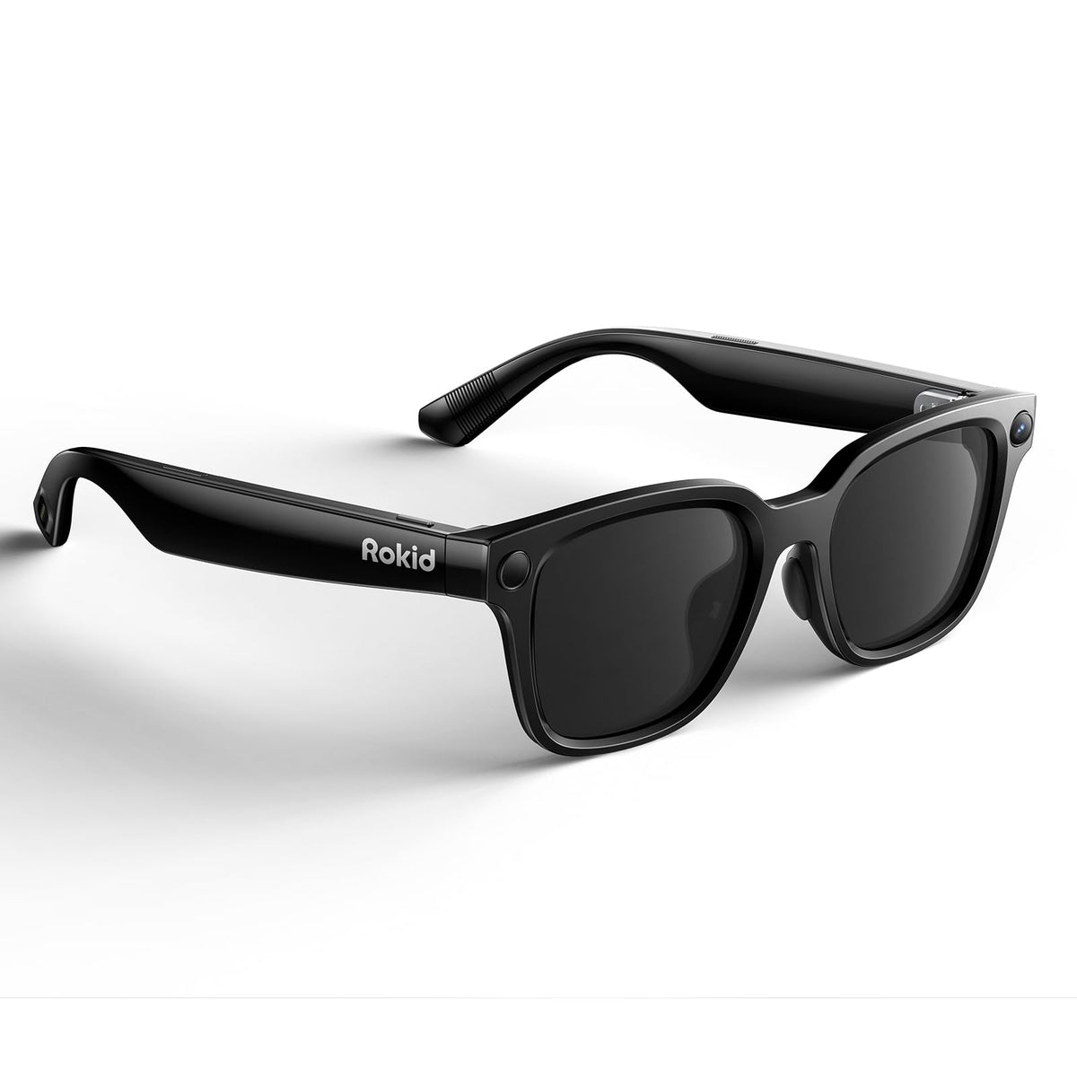 Rokid 2026 AI Smart Glasses – ChatGPT & Gemini, 12MP Camera, Real-Time Translation 89 Languages, 38.5g