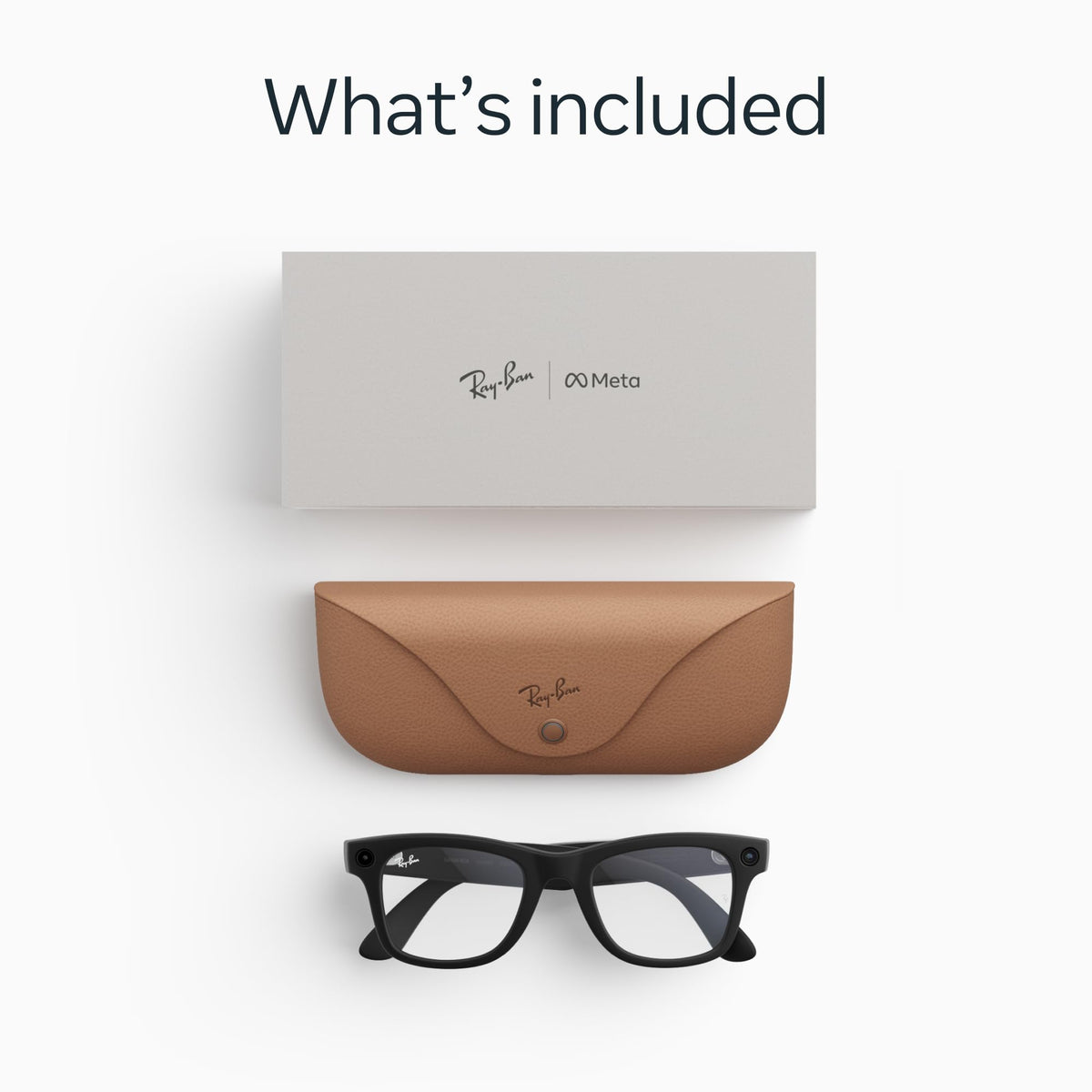 Ray-Ban Meta Gen 2 Wayfarer Smart Glasses with 3K Camera, Live Translation & AI | Clear Lenses