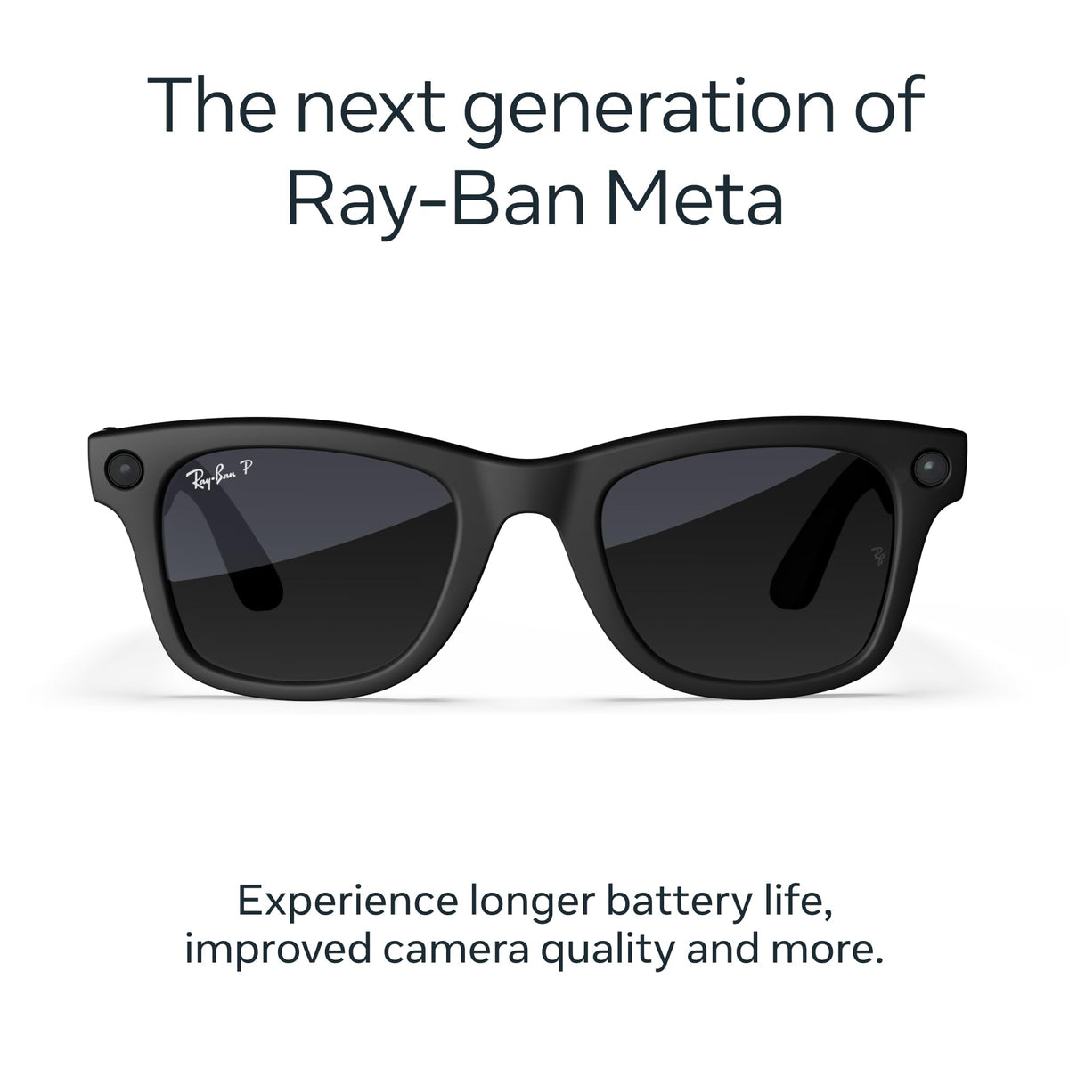 Ray-Ban Meta Gen 2 Wayfarer AI Smart Glasses 12MP Camera 3K Video Polarized Gradient Translation