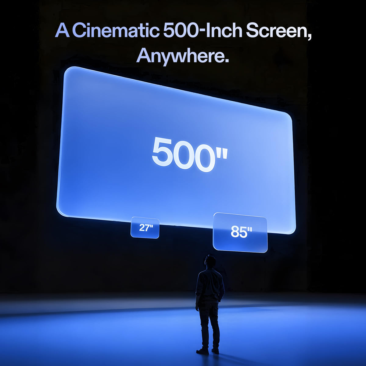 XREAL 1S AR/XR Smart Glasses – 500" Virtual Screen, 120Hz Display, 3DoF Spatial Viewing & Real 3D