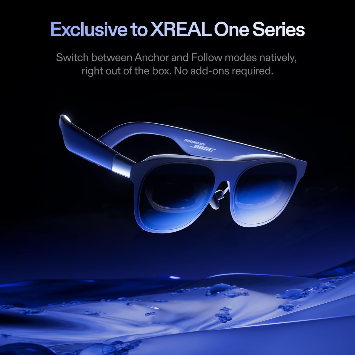 XREAL 1S AR/XR Smart Glasses – 500" Virtual Screen, 120Hz Display, 3DoF Spatial Viewing & Real 3D