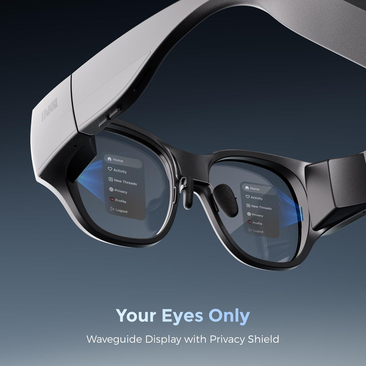 inmo AIR3 Smart AR Glasses 1080P Waveguide Display 8GB RAM 128GB Storage AI Assistant XR Entertainment