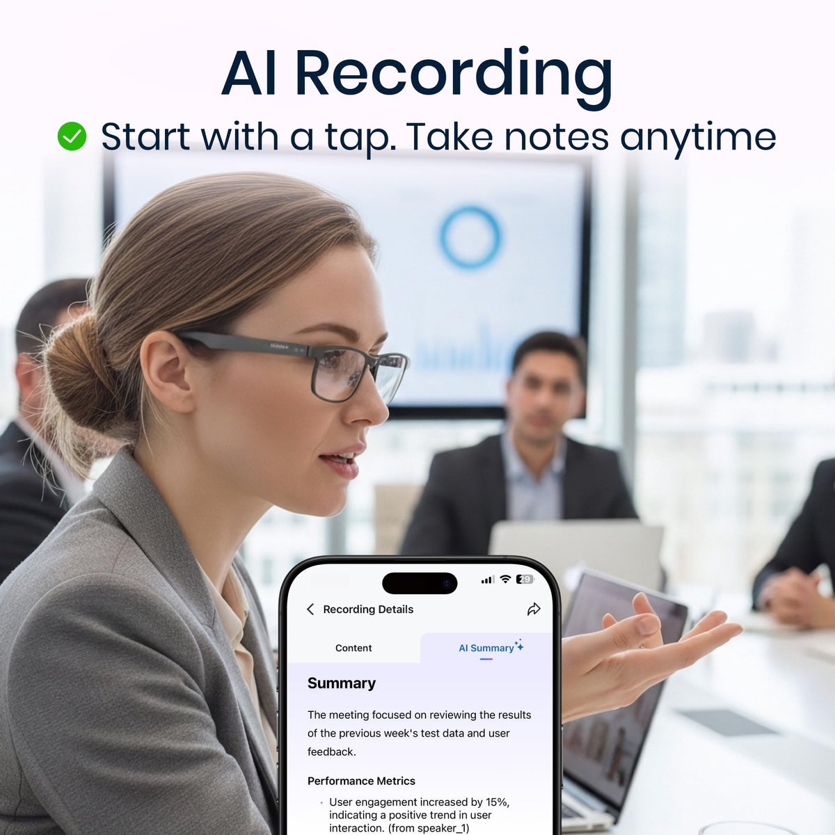 Dymesty AI Smart Glasses – Real-Time Translation & ChatGPT Integration, No Camera